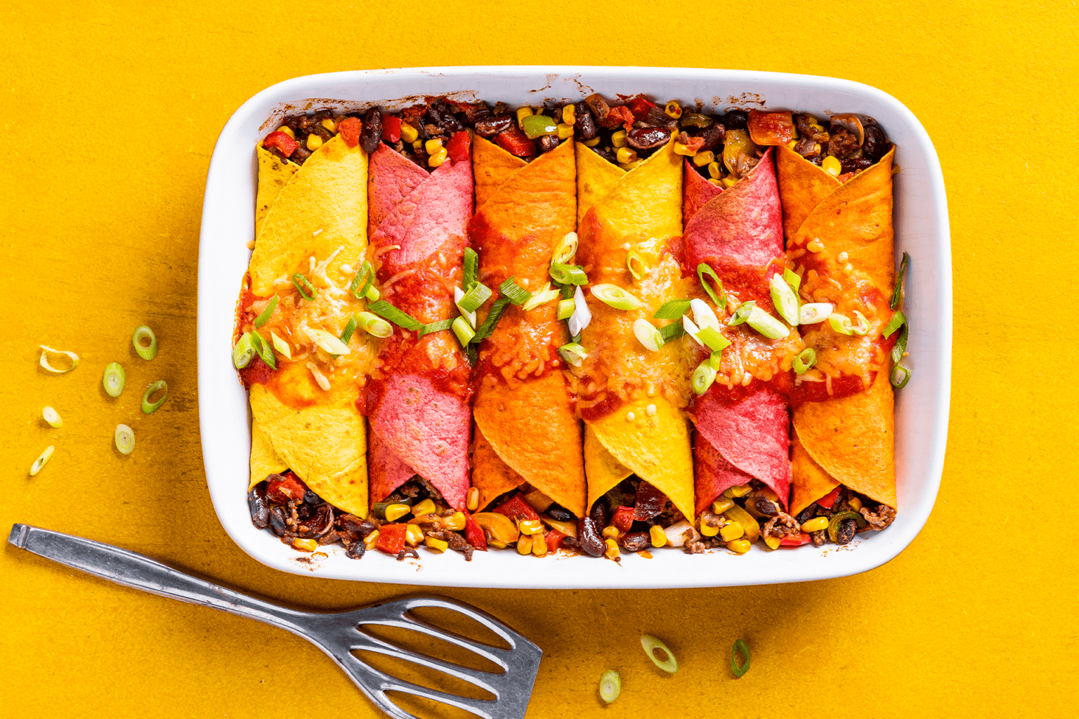 Mexicaanse burrito ovenschotel Binnen in 4 stappen op tafel