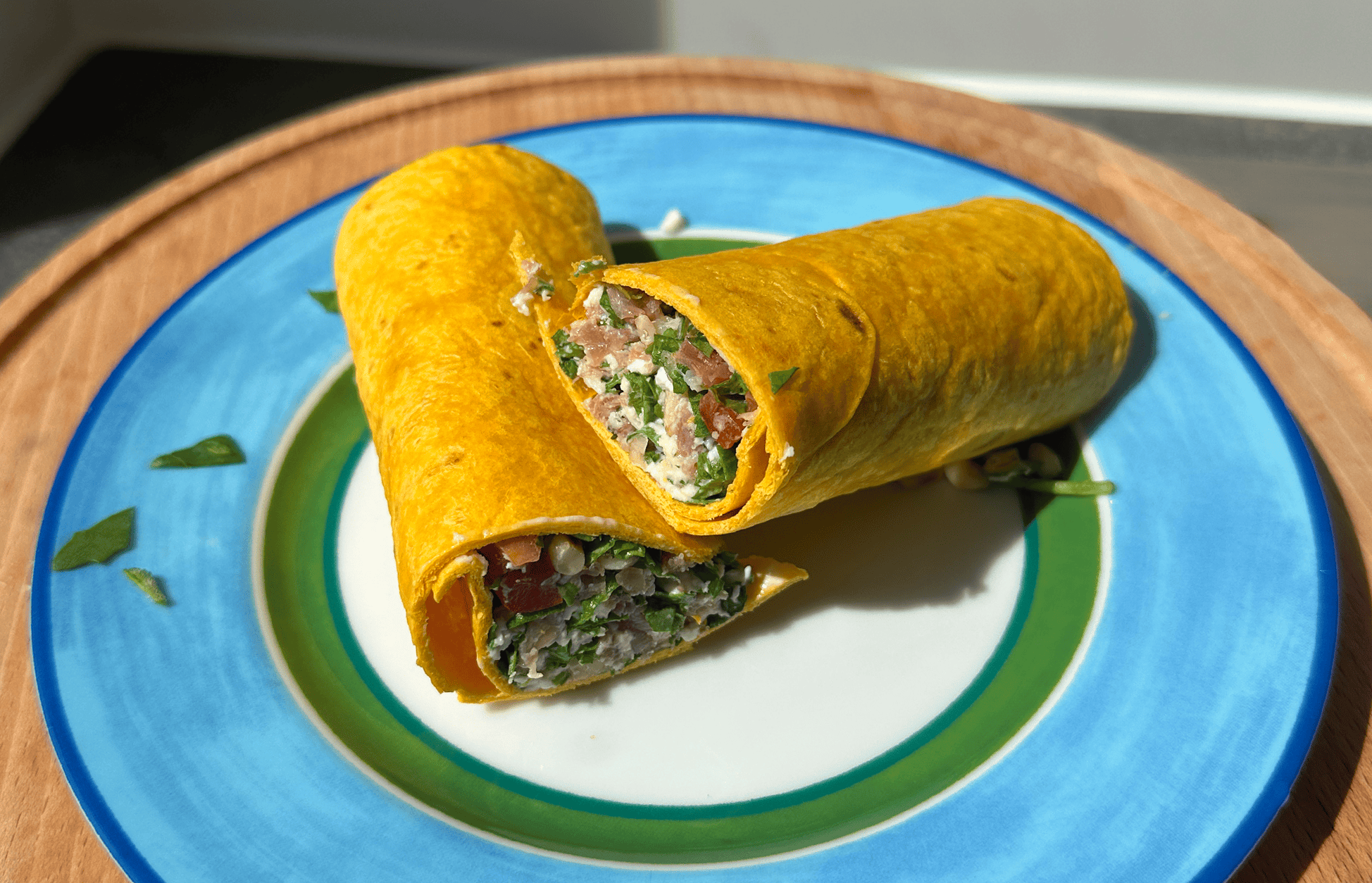 recept chopped salad wrap