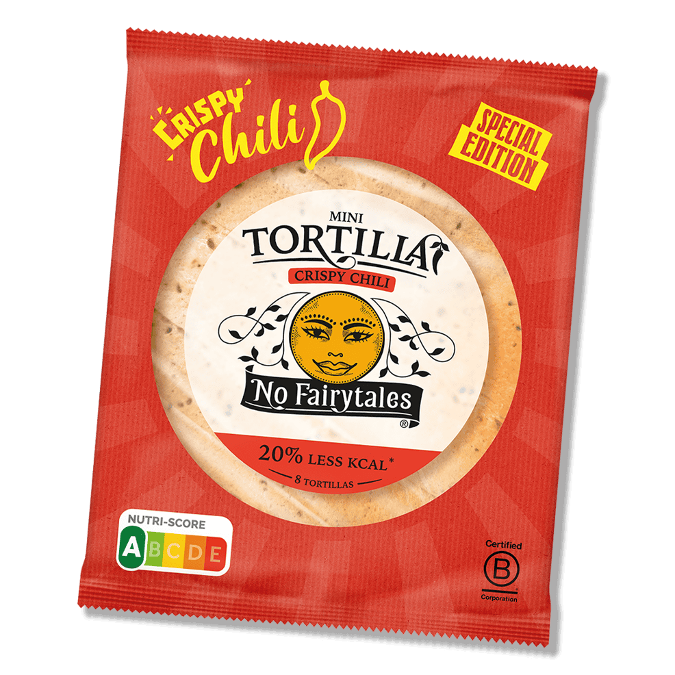 No Fairytales – Mini tortilla – Crispy Chili mini cripsy chili tortilla