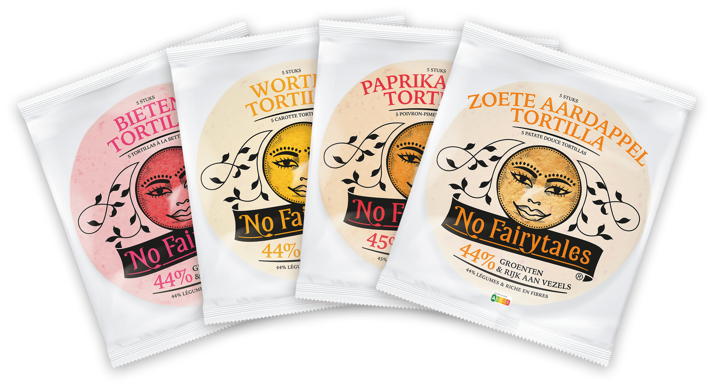 No Fairytales Groentetortilla's